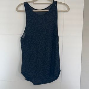 Lululemon scuplt tank, leopard print